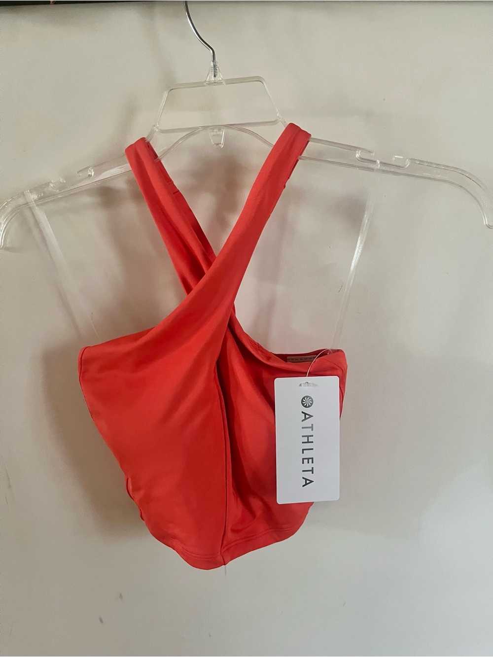 Athleta Coral Crossed Bikini top